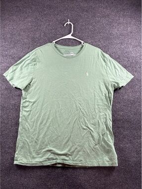Polo Ralph Lauren T Shirt Mens L Green Short Sleeve Pony Logo Classic Fit Tee